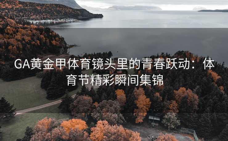 GA黄金甲体育镜头里的青春跃动：体育节精彩瞬间集锦