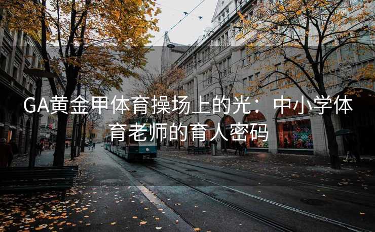 GA黄金甲体育操场上的光：中小学体育老师的育人密码