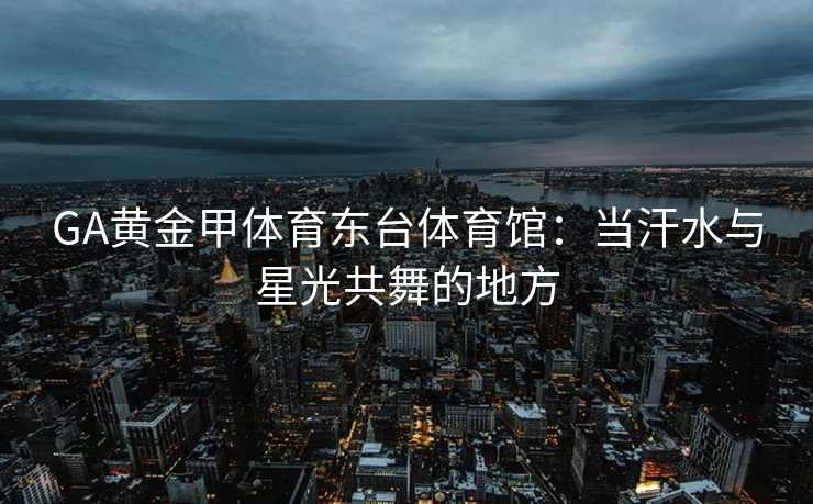 GA黄金甲体育东台体育馆：当汗水与星光共舞的地方